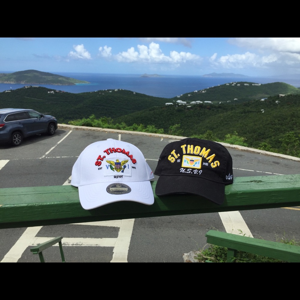 St. Thomas Hats, black and white